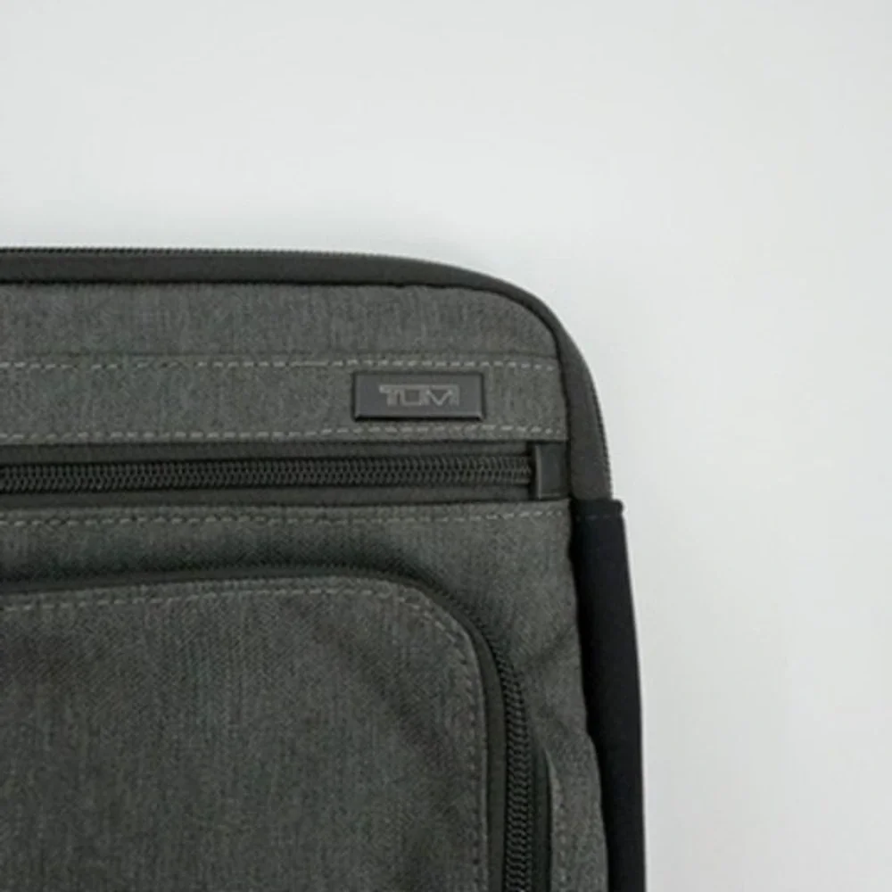Tumi Alpha 3 Medium Laptop Cover Anthracite Grey Ballistic Nylon Sleeve Padded